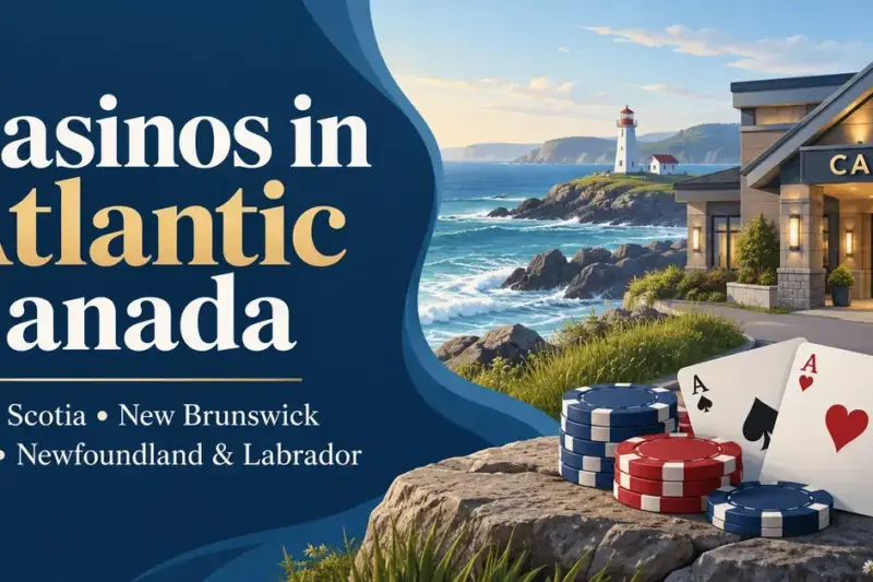 Casinos in Atlantic Canada: Nova Scotia, New Brunswick, PEI & Newfoundland