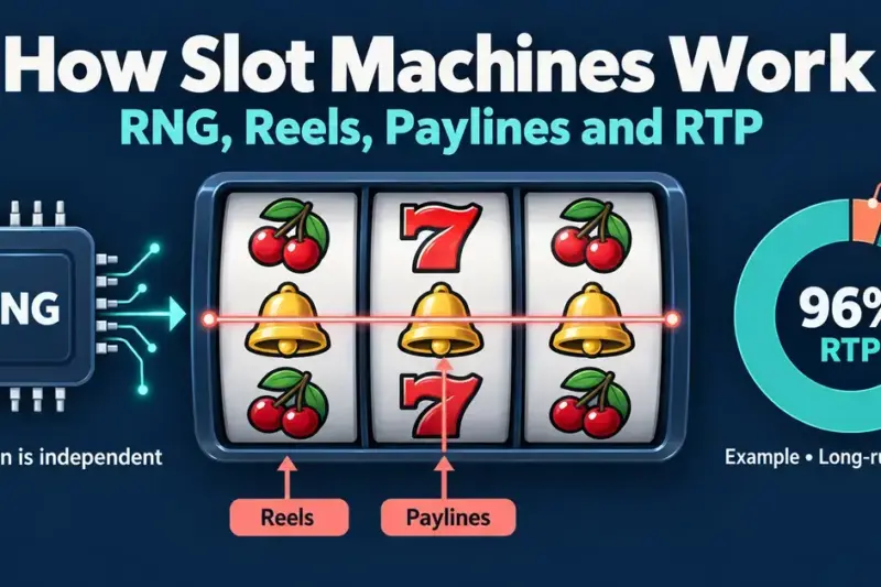 How Slot Machines Work: RNG, Reels, Paylines and RTP
