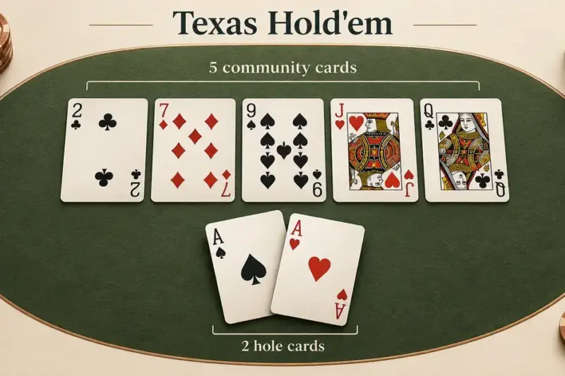 How to Play Poker in a Casino: Texas Hold’em Rules and Basics